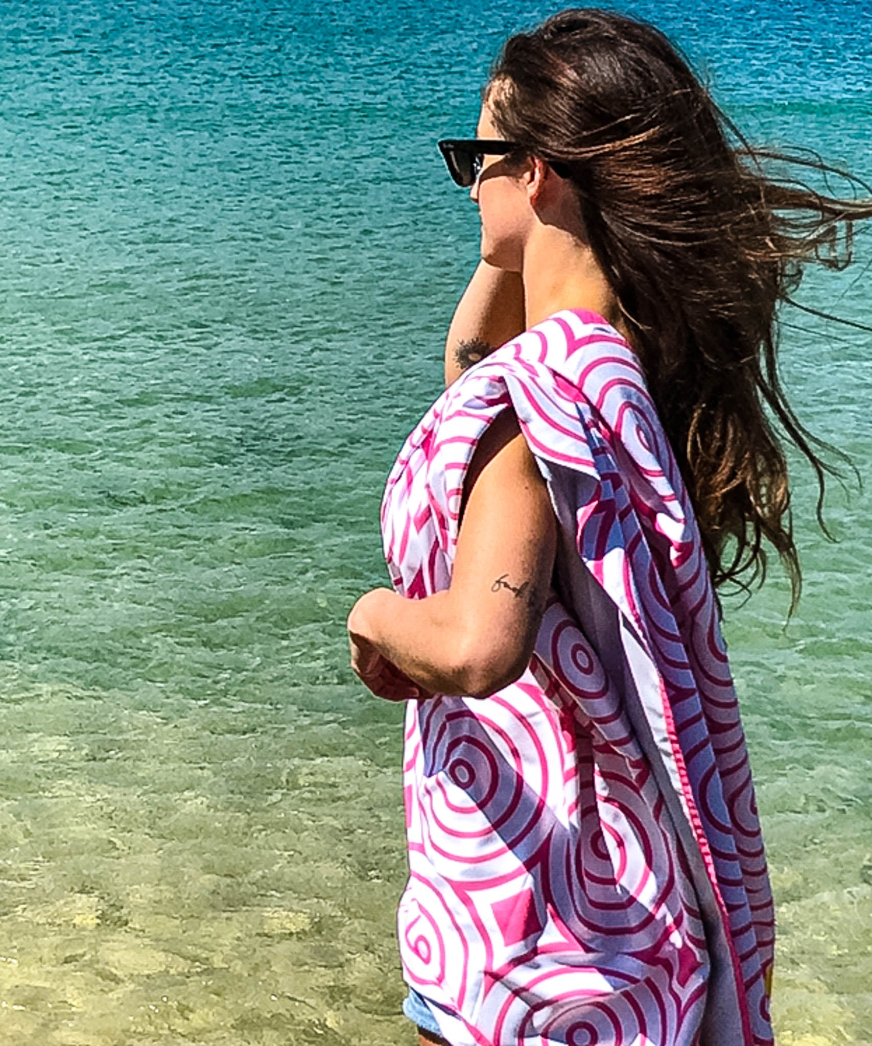 Sand Free Beach Towel - Cheeky Pink