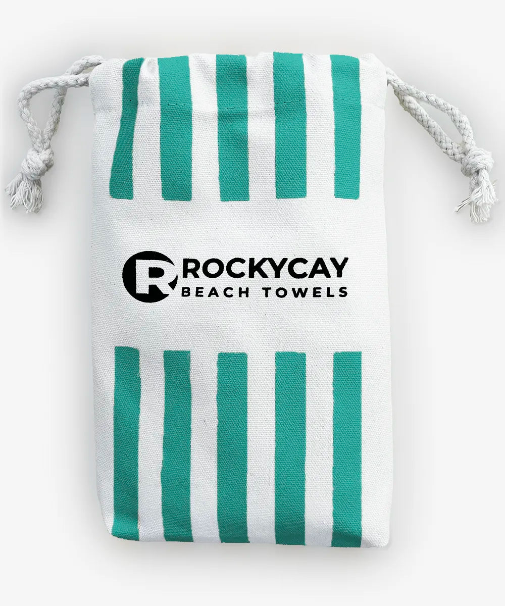 Sand Free Beach Towel - Aqua Green