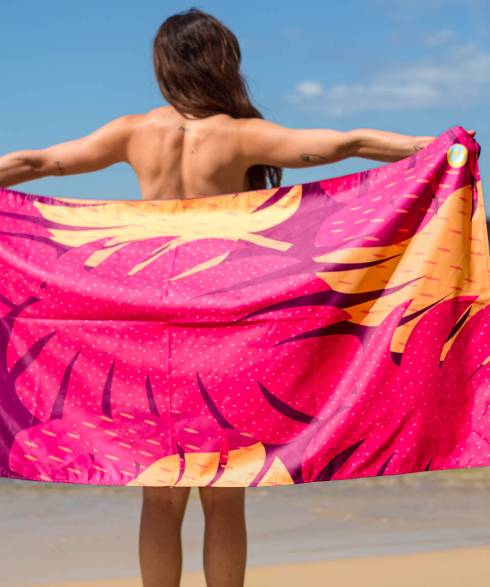 Extra Large Sand Free Beach Towel - Tropical Depths