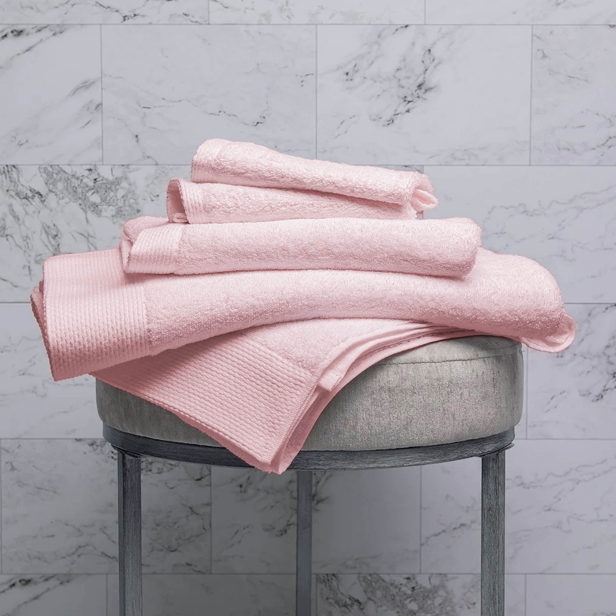Organic Cotton Towel Set - RC Luxury - Mauve