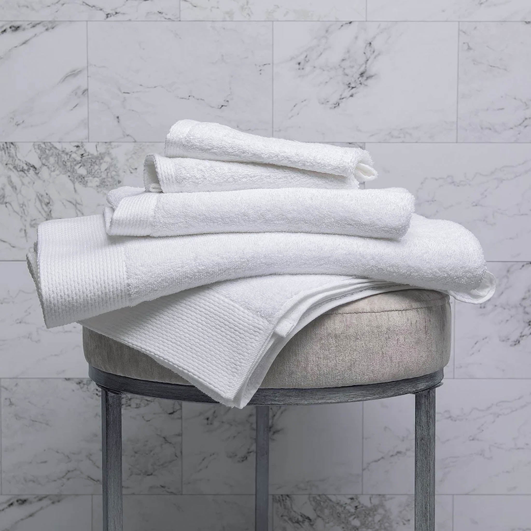 Organic Cotton Towel Set - RC Luxury - White
