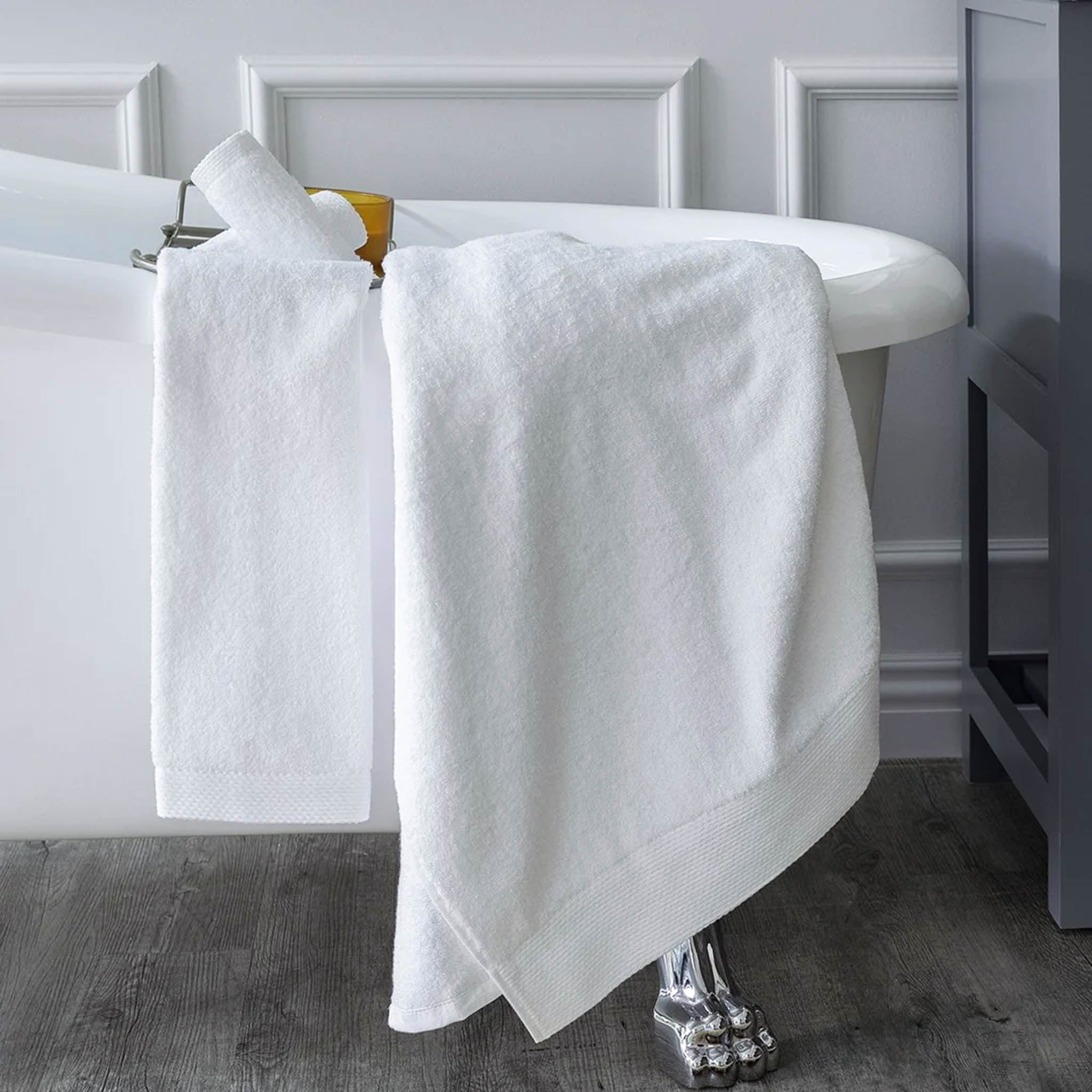Organic Cotton Towel Set - RC Luxury - White