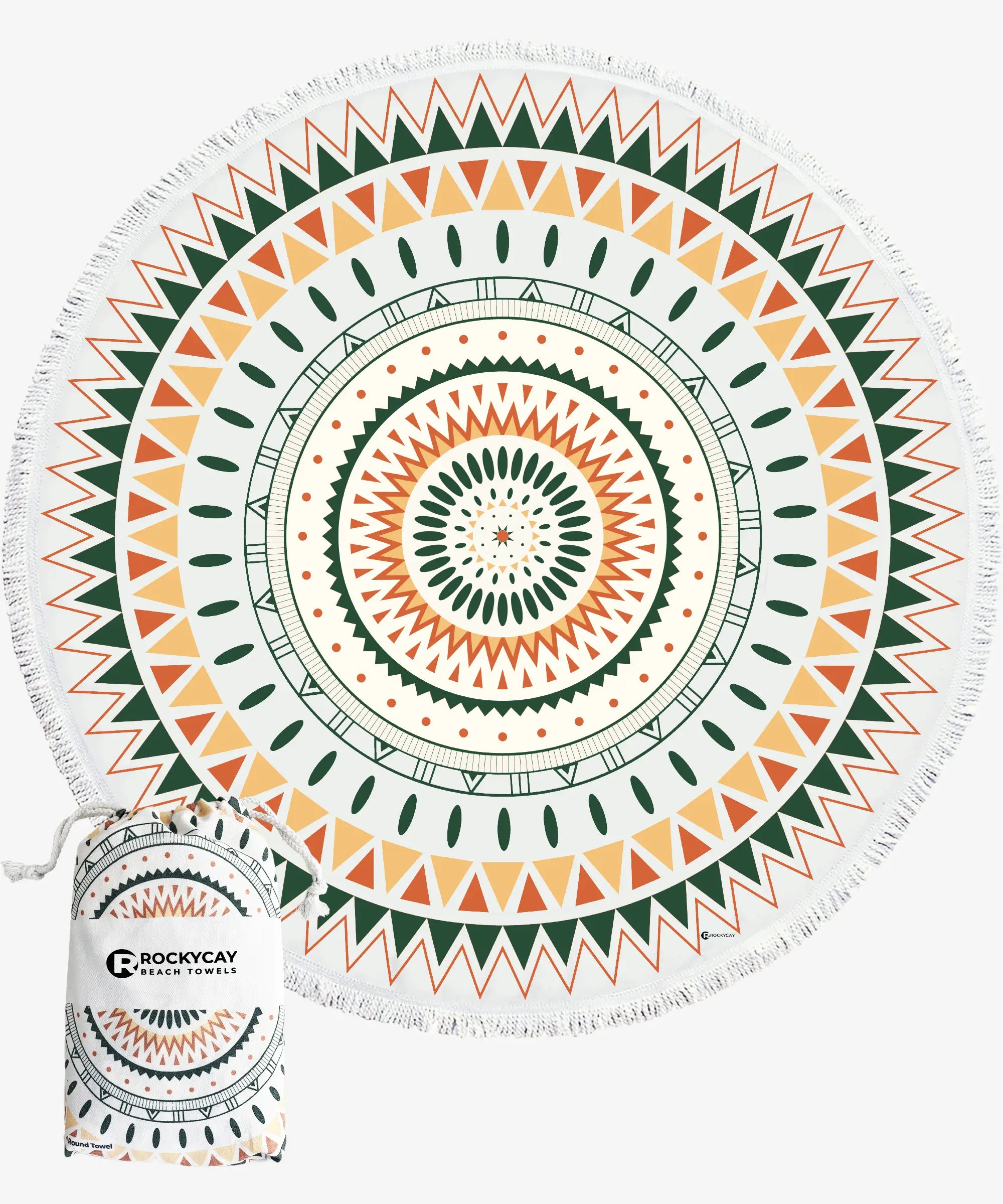 Round Beach Towel - Earth