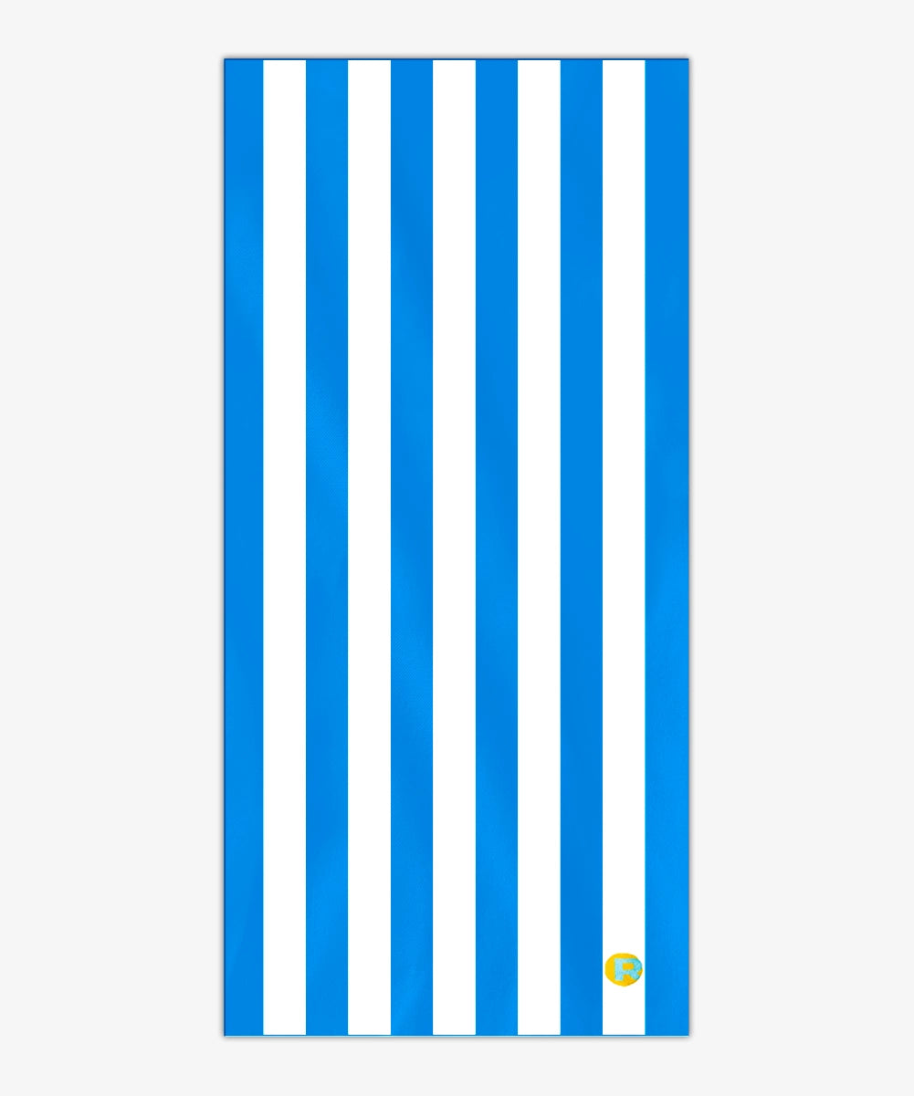 Sand free beach towel in Caribbean Blue colour