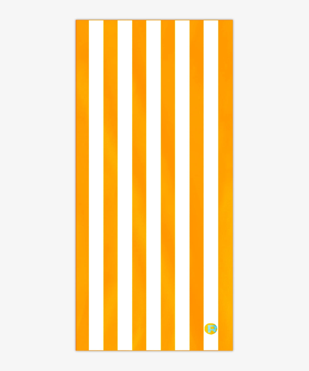 Sand Free Beach Towel - Sunshine Orange