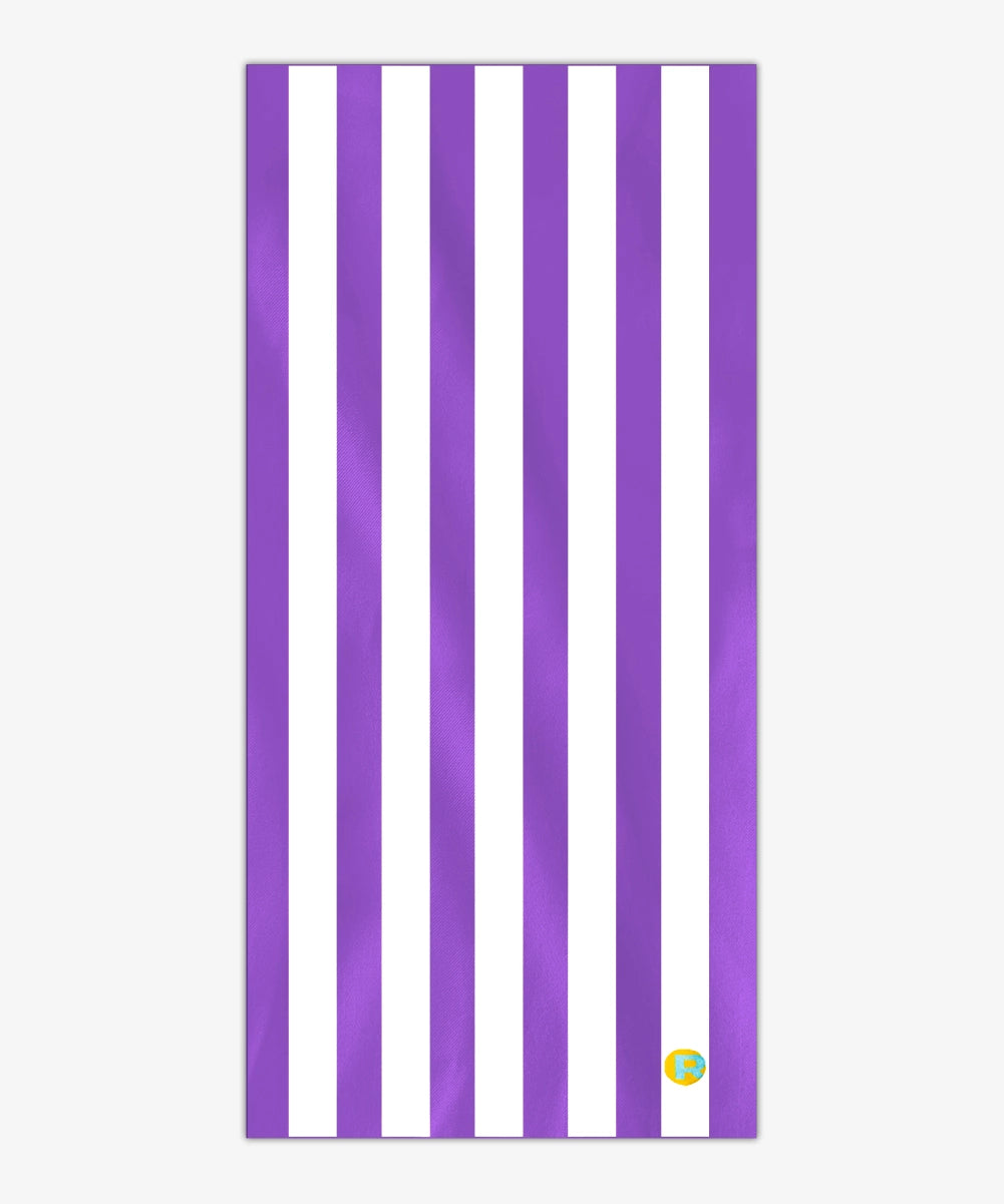 Sand Free Beach Towel - Lollipop Purple