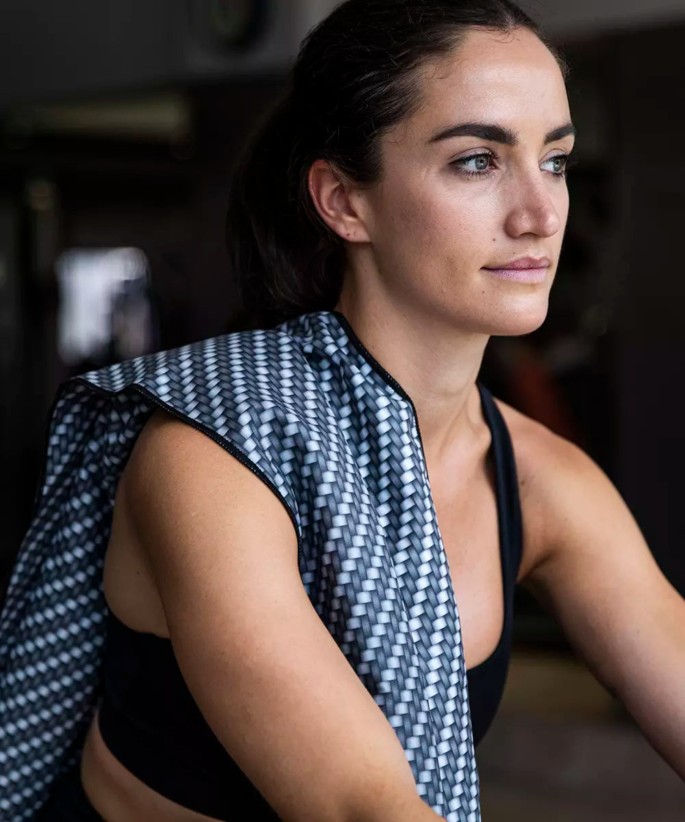 Antibacterial Gym Towel - Carbon Kevlar