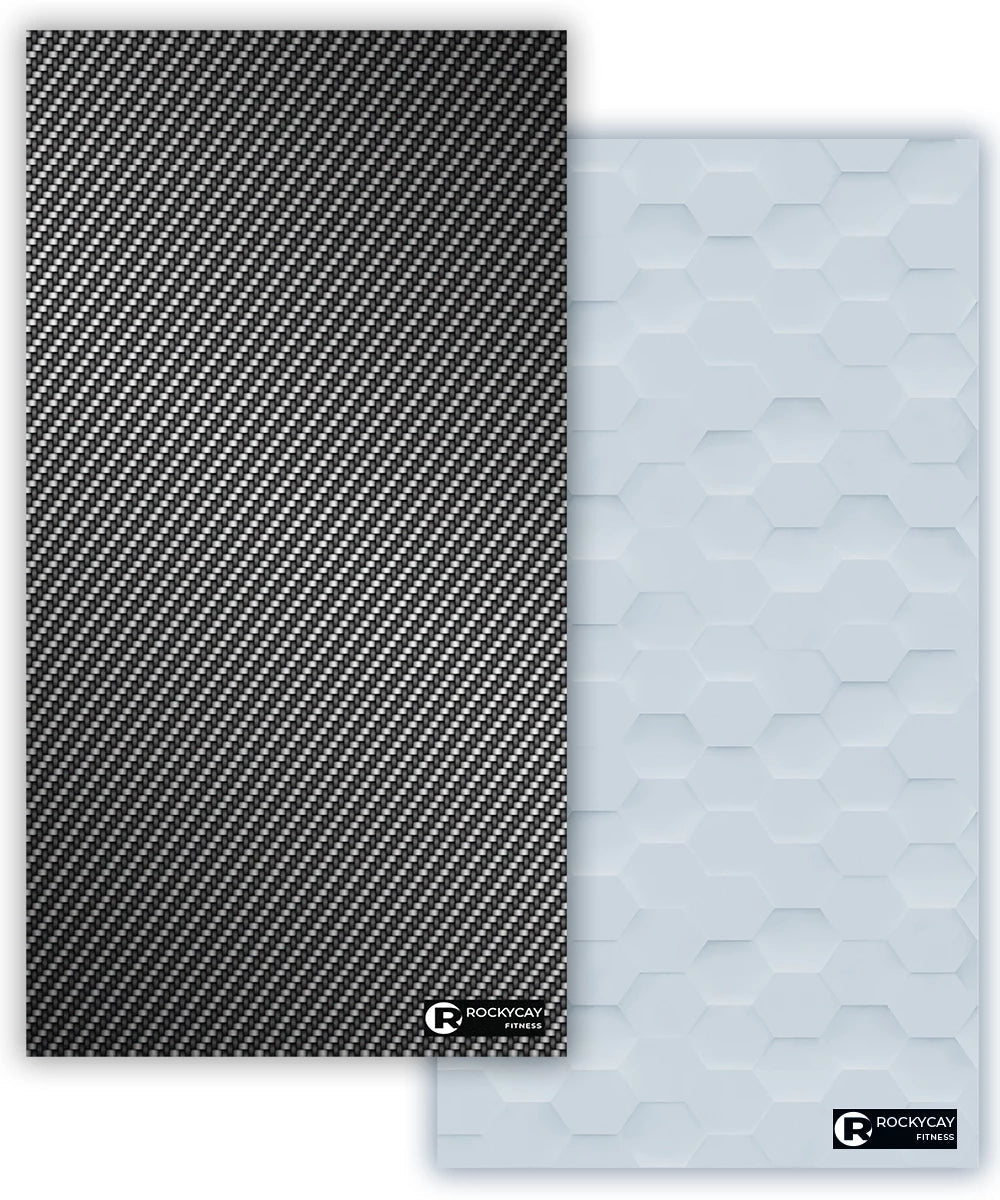 Set of 2 Gym Towels - Carbon and Hexa