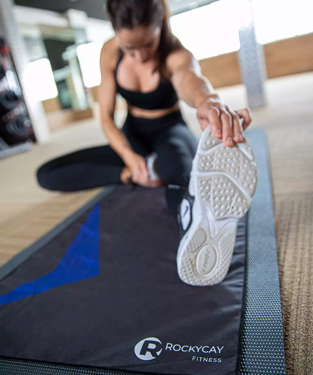 Antibacterial Gym Towel - Power Blue