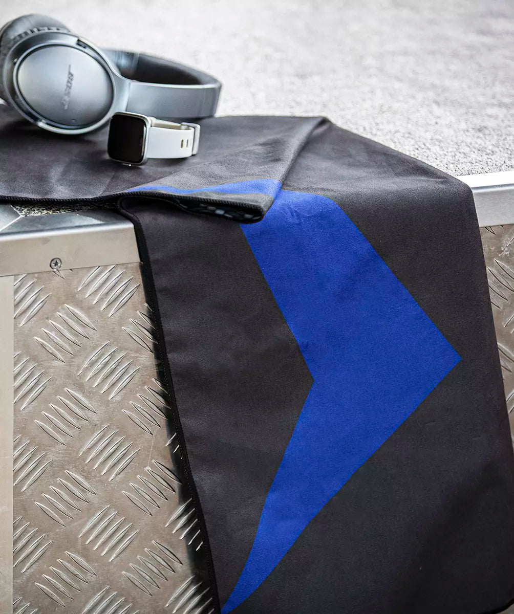 Antibacterial Gym Towel - Power Blue