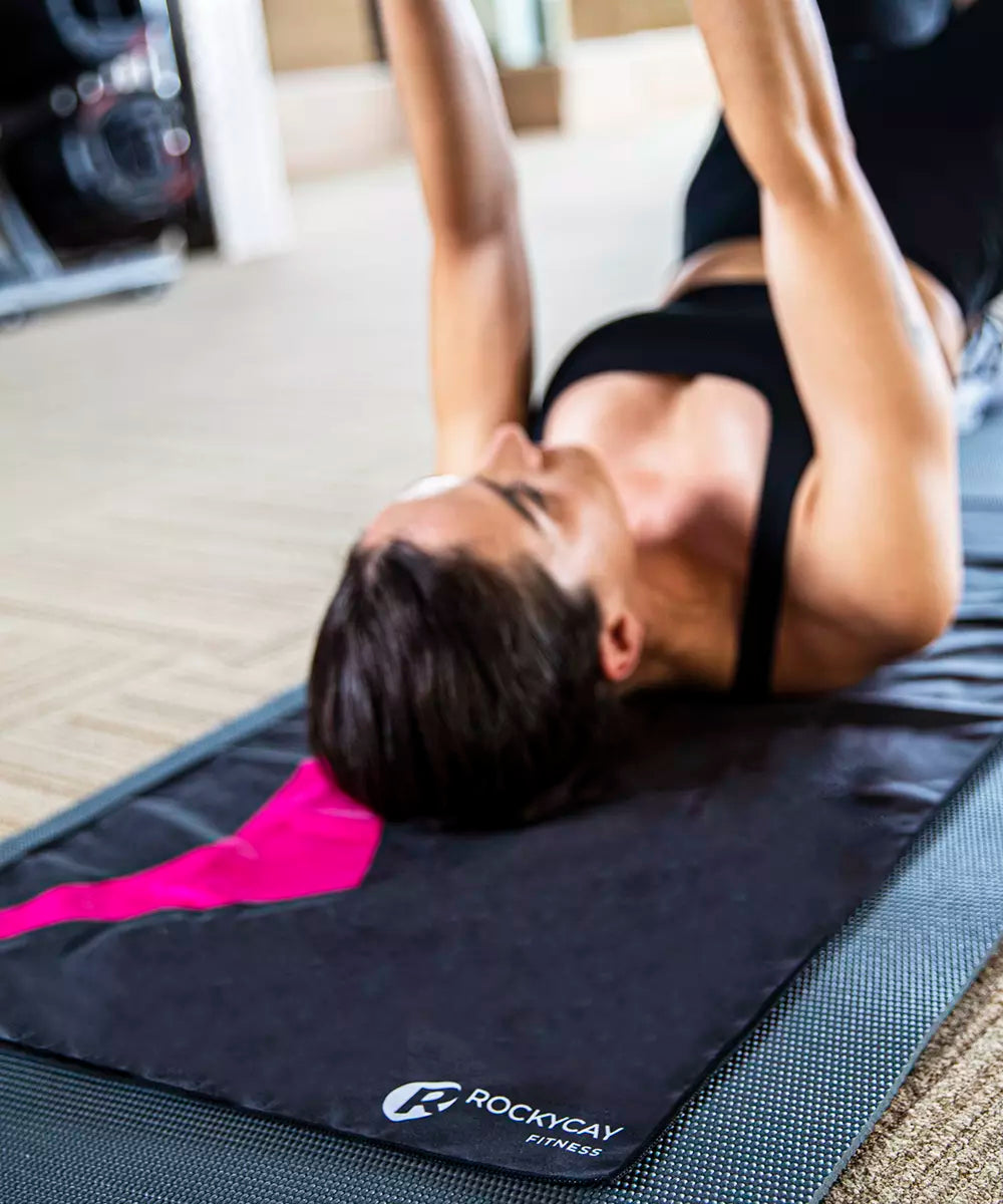 Antibacterial Gym Towel - Power Fuchsia