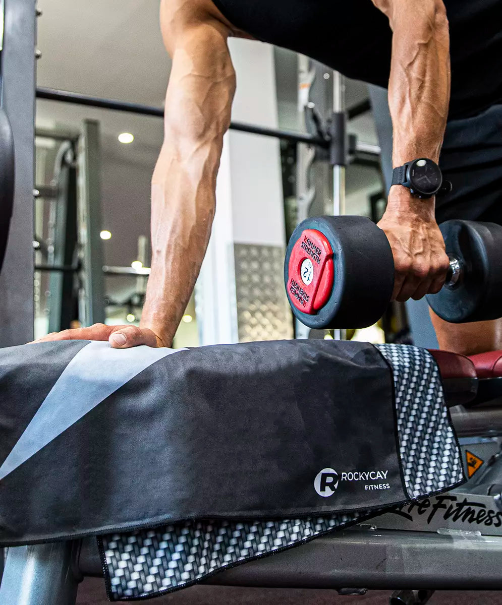 Antibacterial Gym Towel - Power Grey