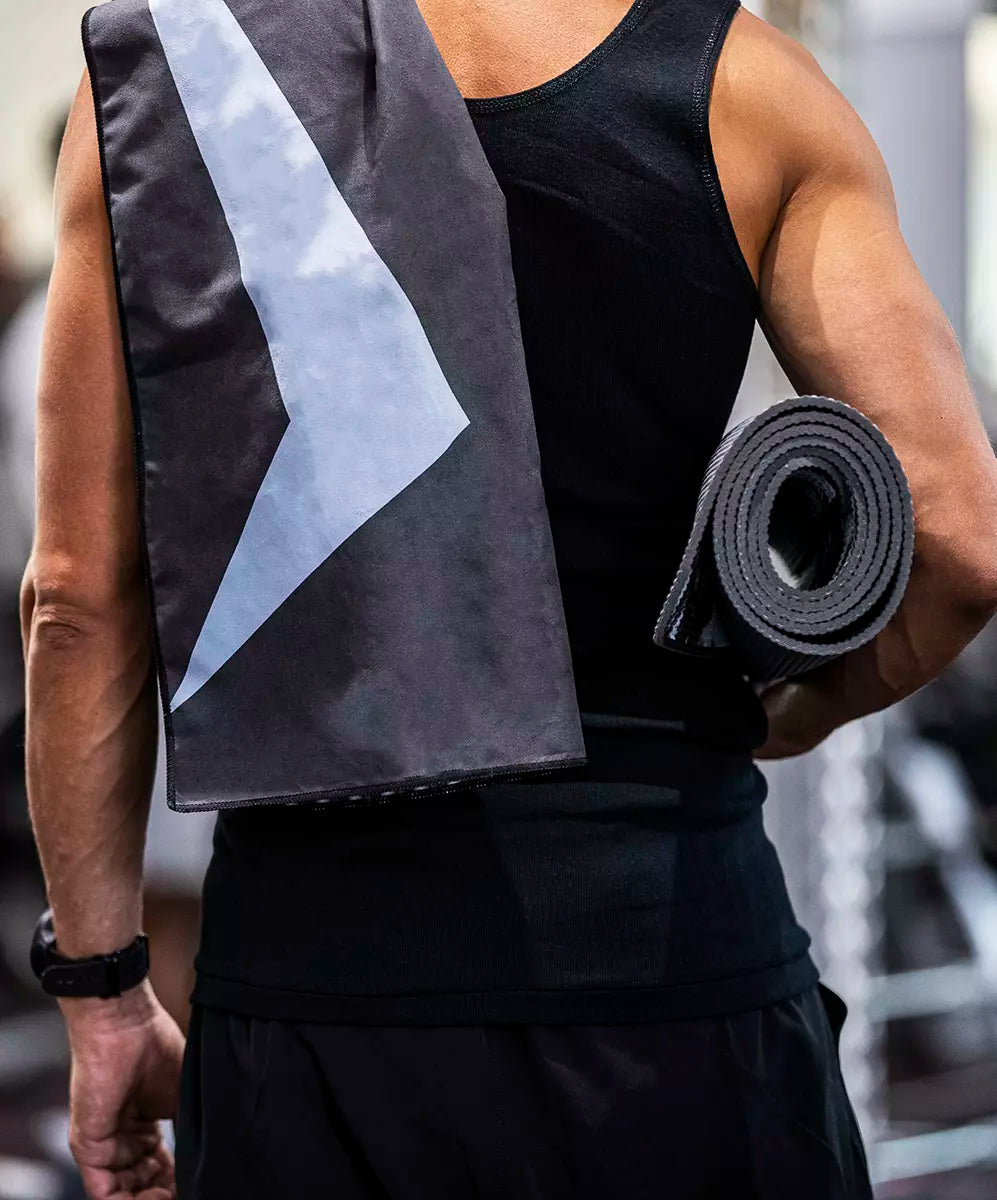 Antibacterial Gym Towel - Power Grey