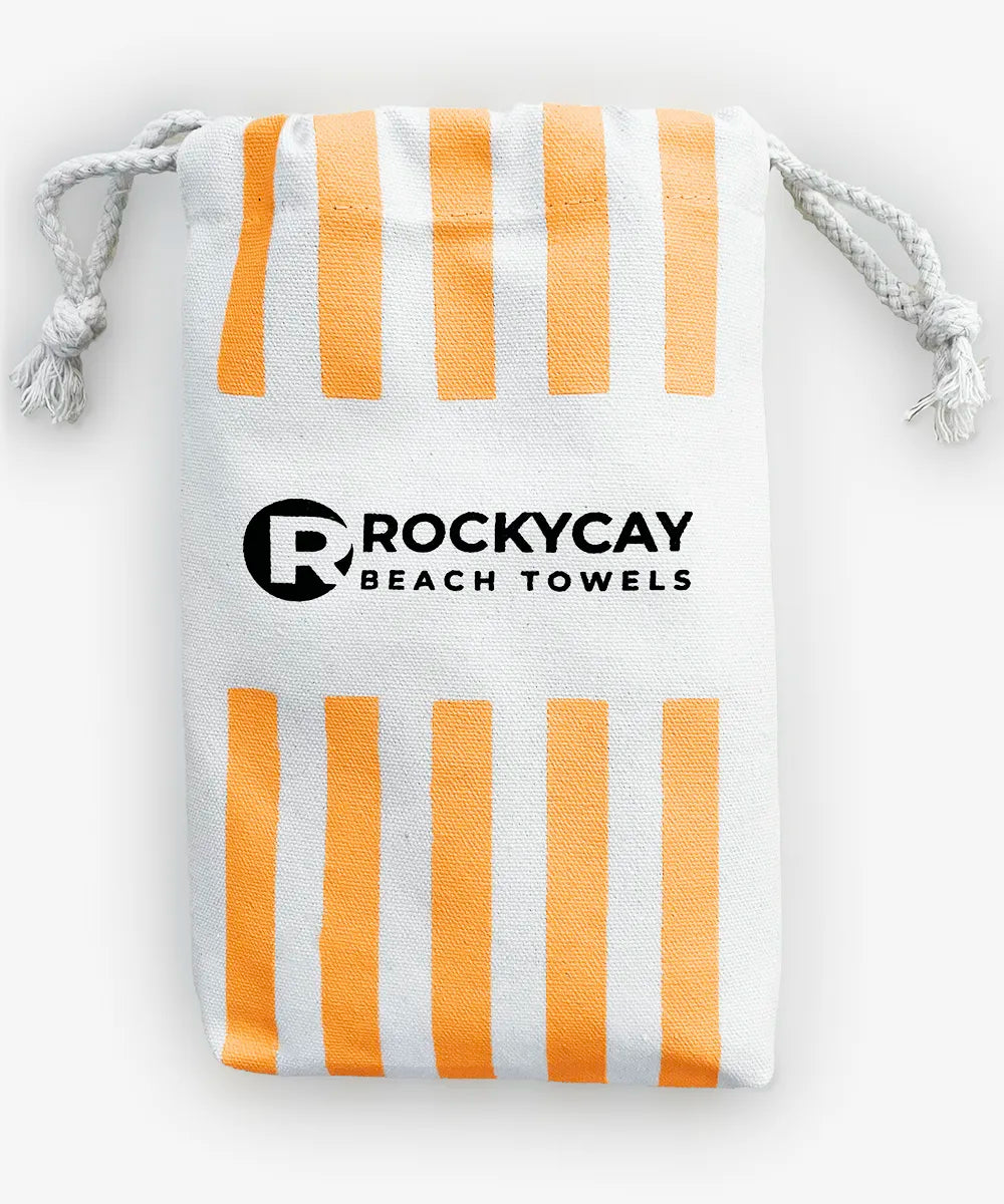 Sand Free Beach Towel - Sunshine Orange