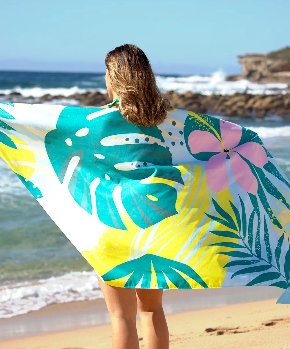 Extra Large Sand Free Beach Towel - Hawaiian