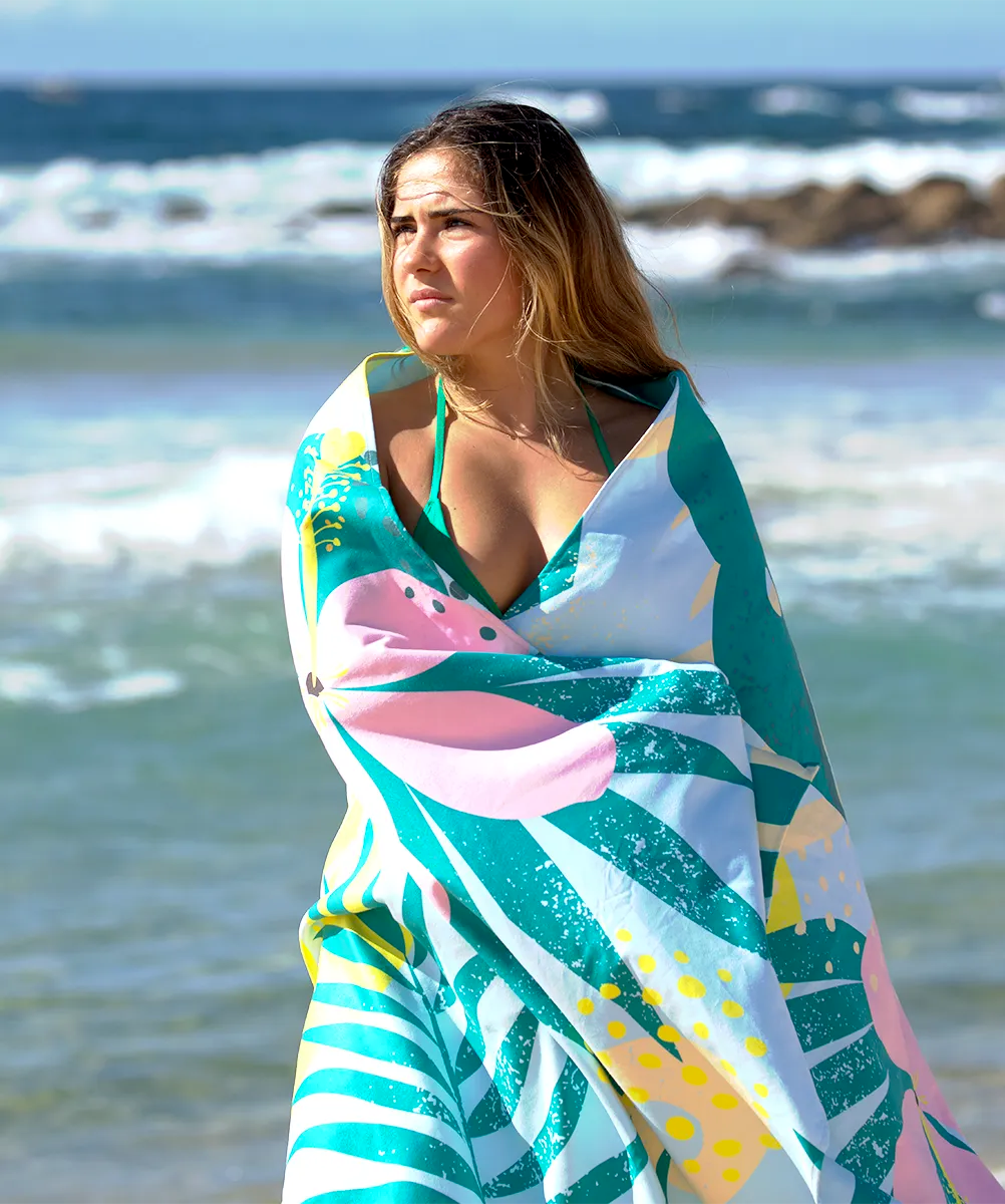 Extra Large Sand Free Beach Towel - Hawaiian