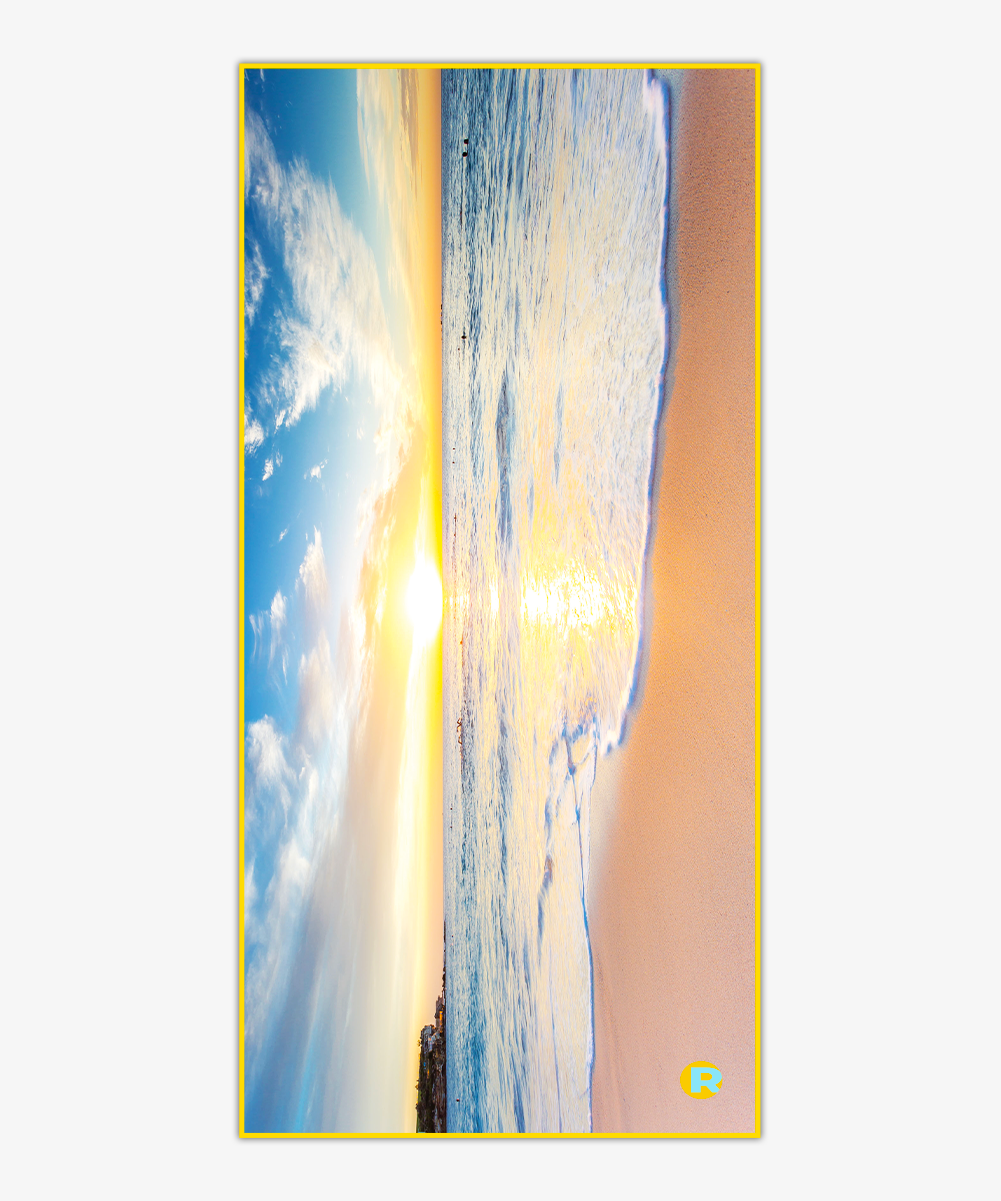 Sand Free Beach Towel - Sunrise Serenity